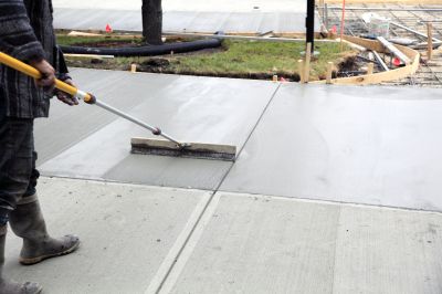 Driveway Cement Pouring