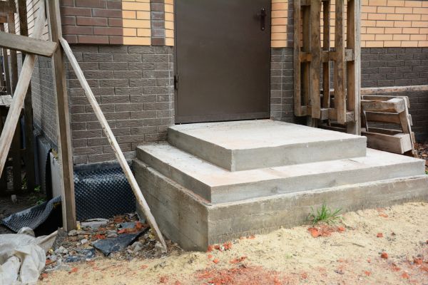 Cement Steps Construction in Englewood