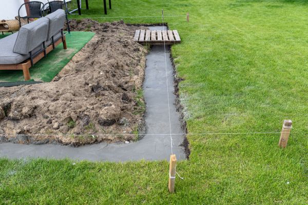 Cement Footer Installation in Englewood